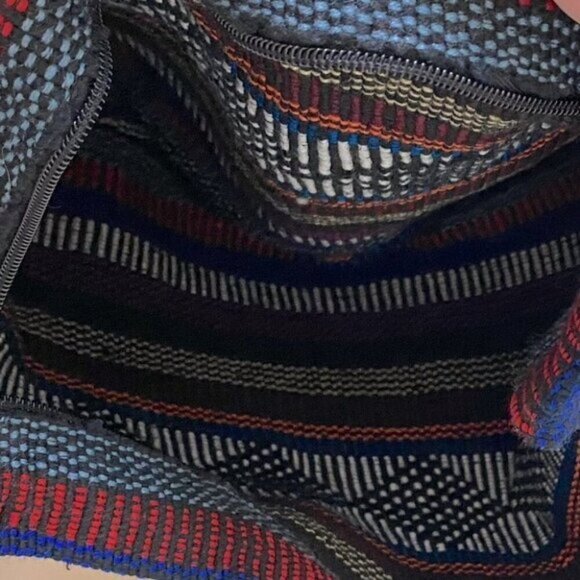 Medium Woven Multicolour Abanico Bag Shoulder Bag Purse - Picture 4 of 8